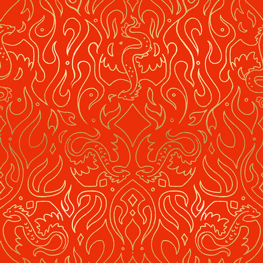Fireglow by Sarah Watts REPRINT : Scribe Metallic Dark Ruby RS2137 12M