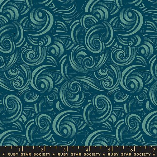 Fireglow by Sarah Watts REPRINT : Smoke Watercress RS2135 15