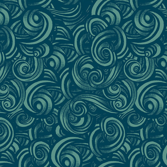 Fireglow by Sarah Watts REPRINT : Smoke Watercress RS2135 15