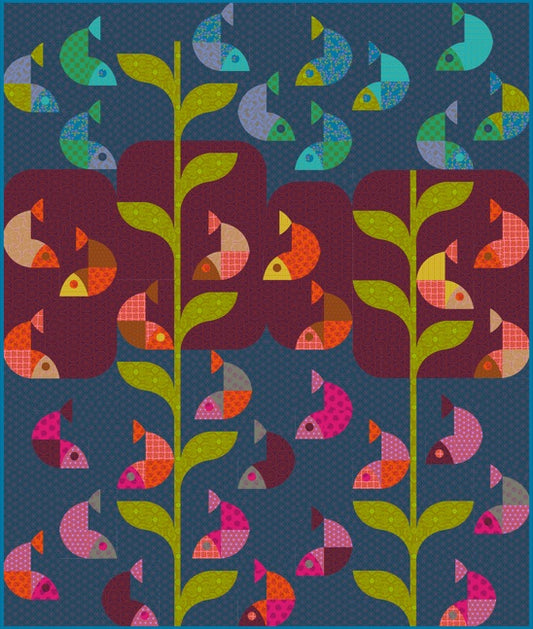 Fish Finder Quilt Pattern by Sew Kind of Wonderful