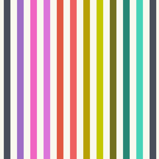 Tabby Road Deja Vu by Tula Pink - Disco Stripe PWTP231.PRISM