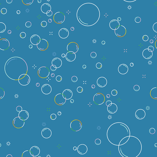 Float by Rashida Coleman-Hale : Bubbly Parachute Blue RS1146 19