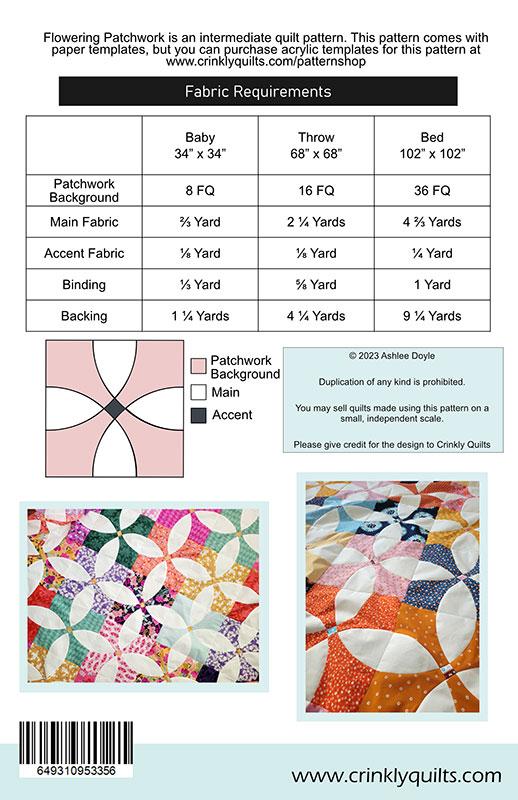 Float by Rashida Coleman-Hale : Flowering Patchwork Quilt Kit