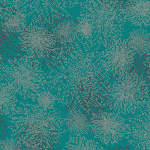 Floral Elements - FE-511-Capri Blue
