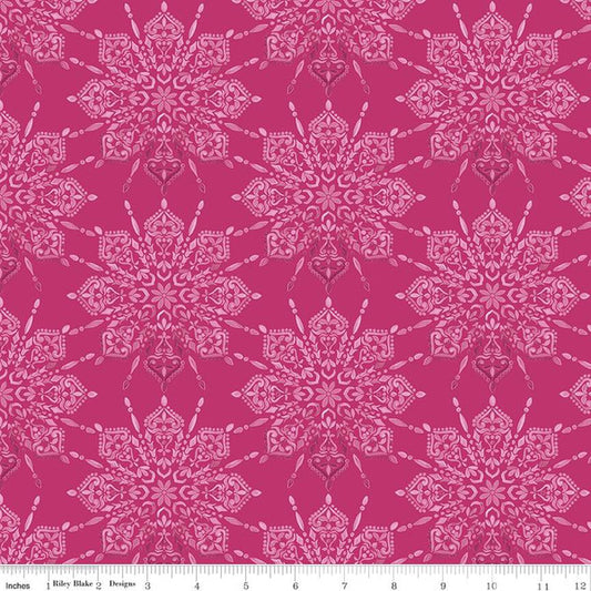 Floralicious by Lila Tueller : Medallion Hot Pink