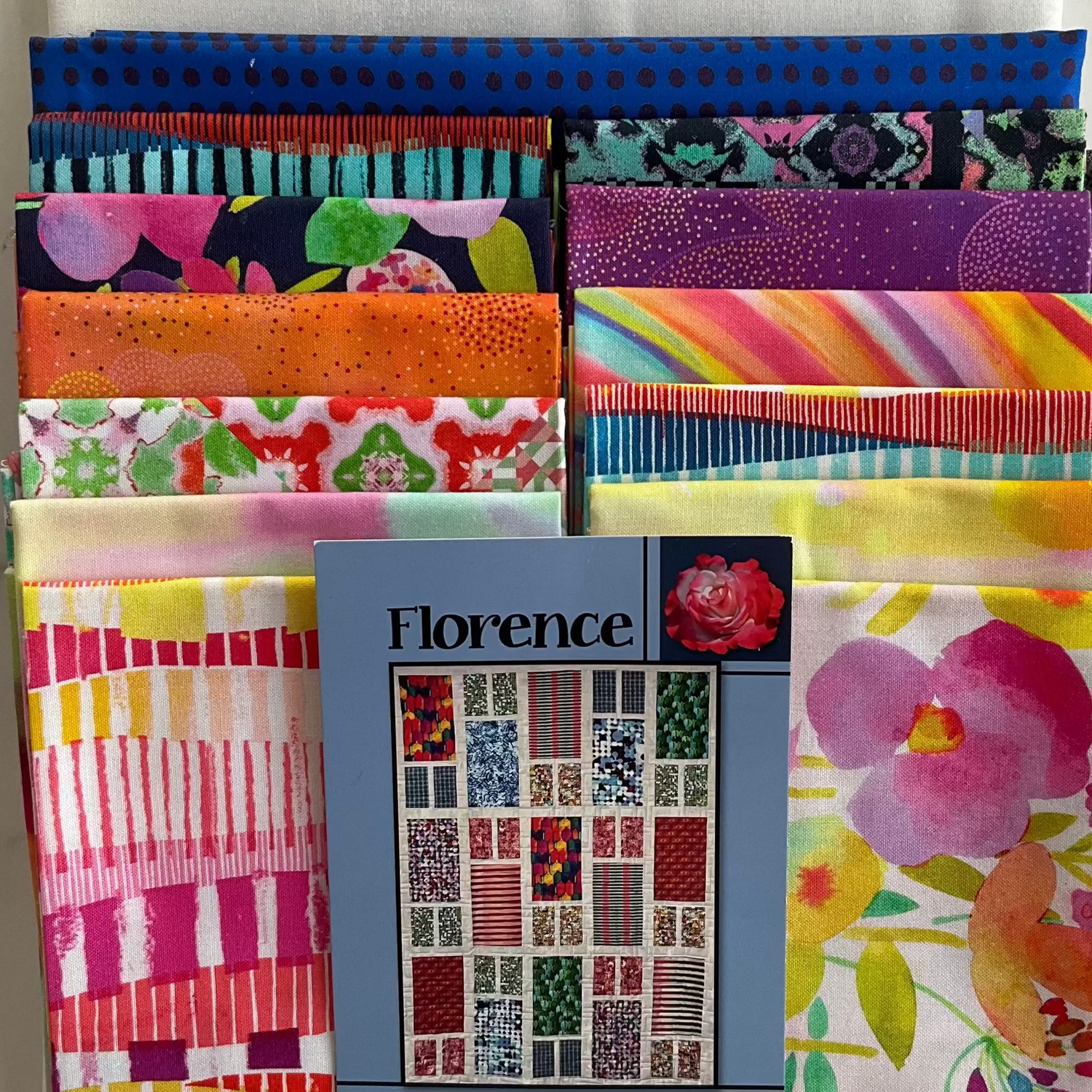 Florence Quilt Kit featuring Gradient Auras by Moda Fabrics