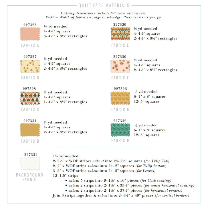 Florissima by Juliana Tipton : Amsterdam Quilt Kit