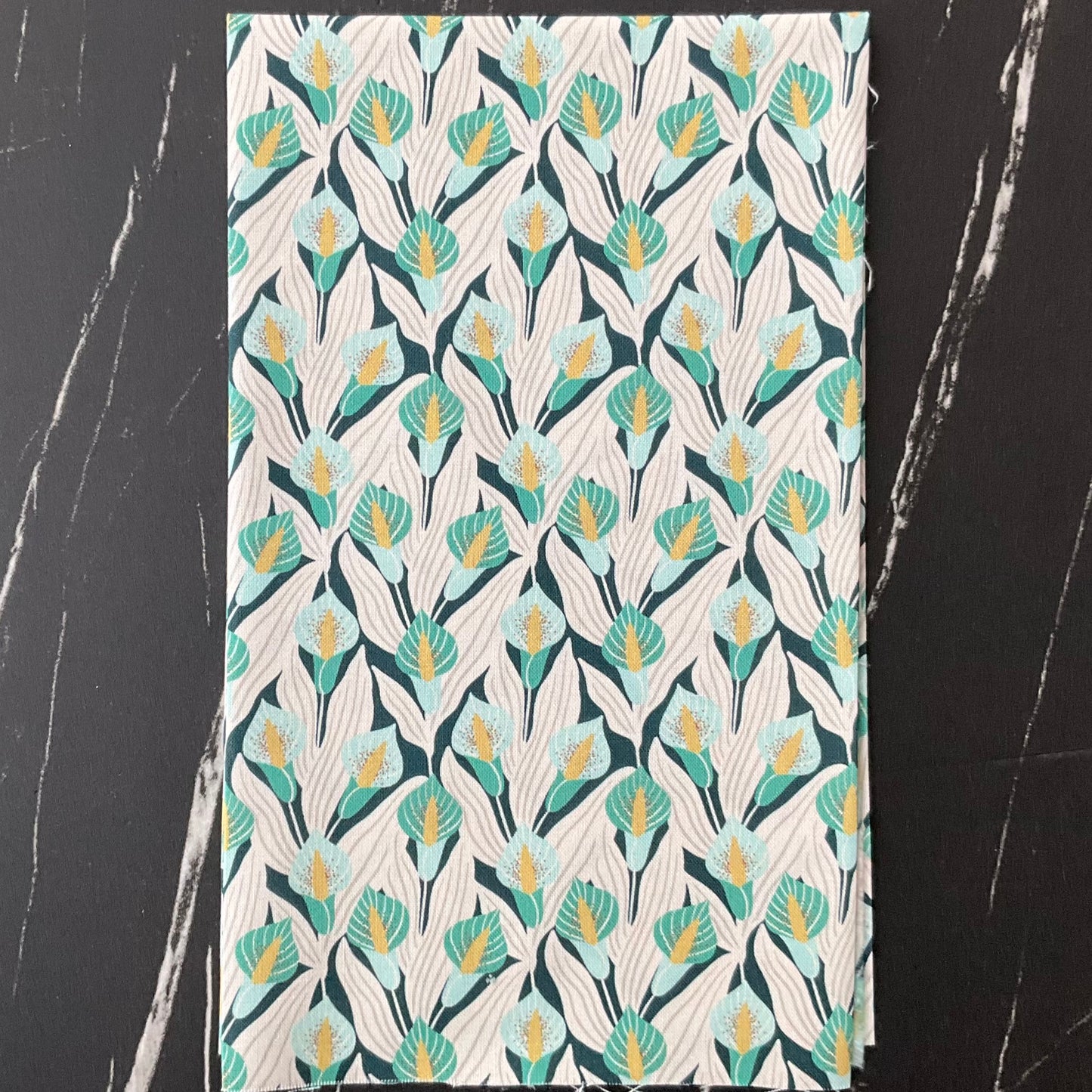 Florissima by Juliana Tipton : Calla Lilies Teal 228079