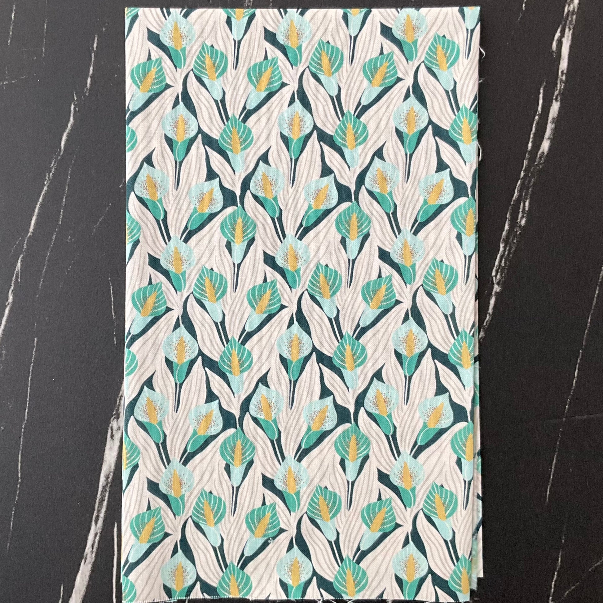 Florissima by Juliana Tipton : Calla Lilies Teal 228079