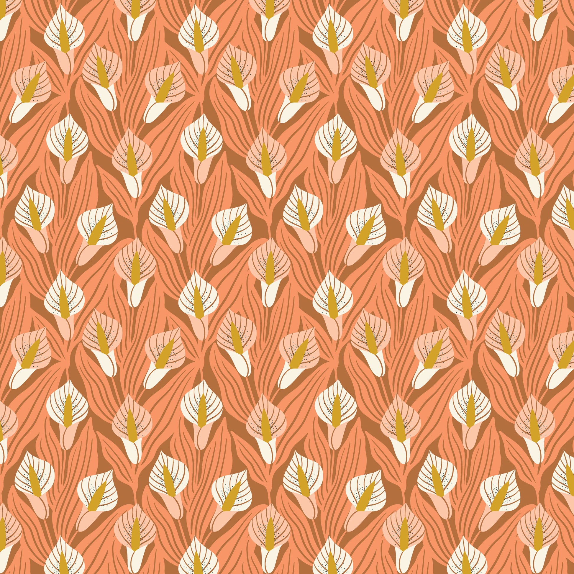 Florissima by Juliana Tipton : Calla Lilies Coral 228078