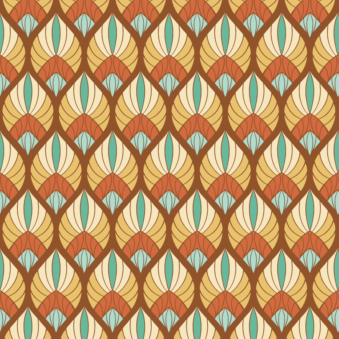 Florissima by Juliana Tipton : Deco Shells Gold 228076