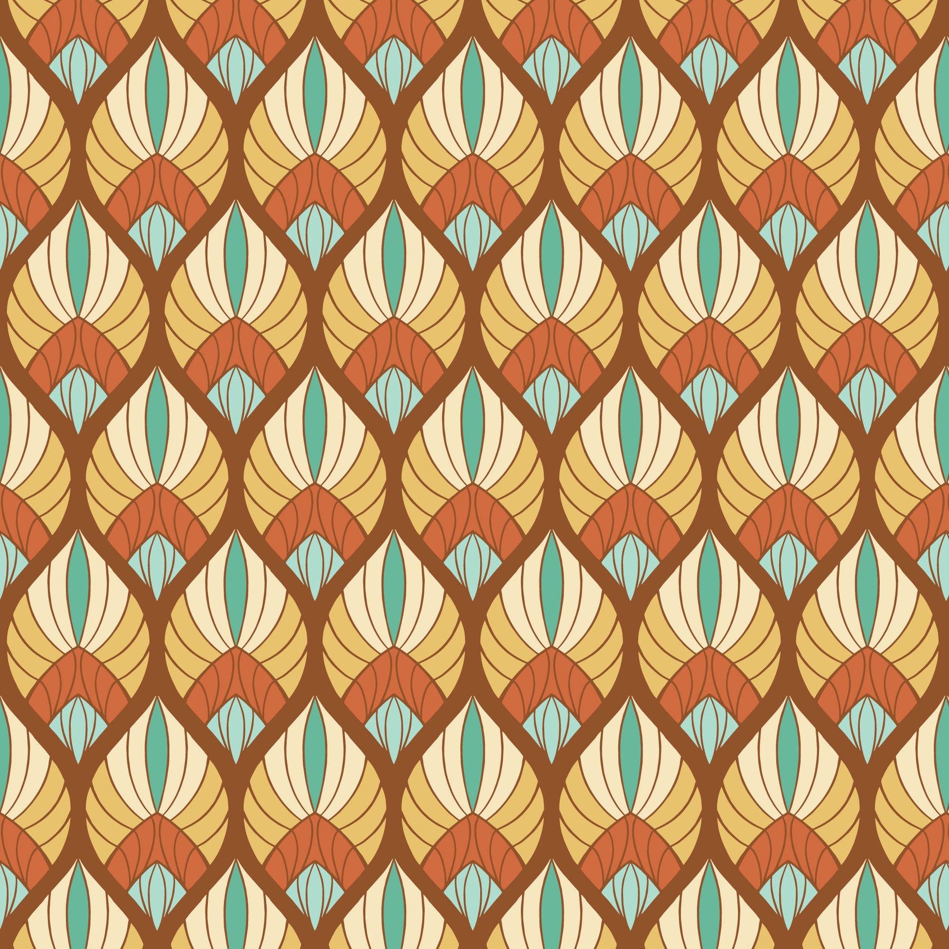Florissima by Juliana Tipton : Deco Shells Gold 228076