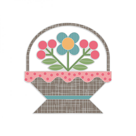 Flower Basket Needle Minder # ST-39770 - Special Order