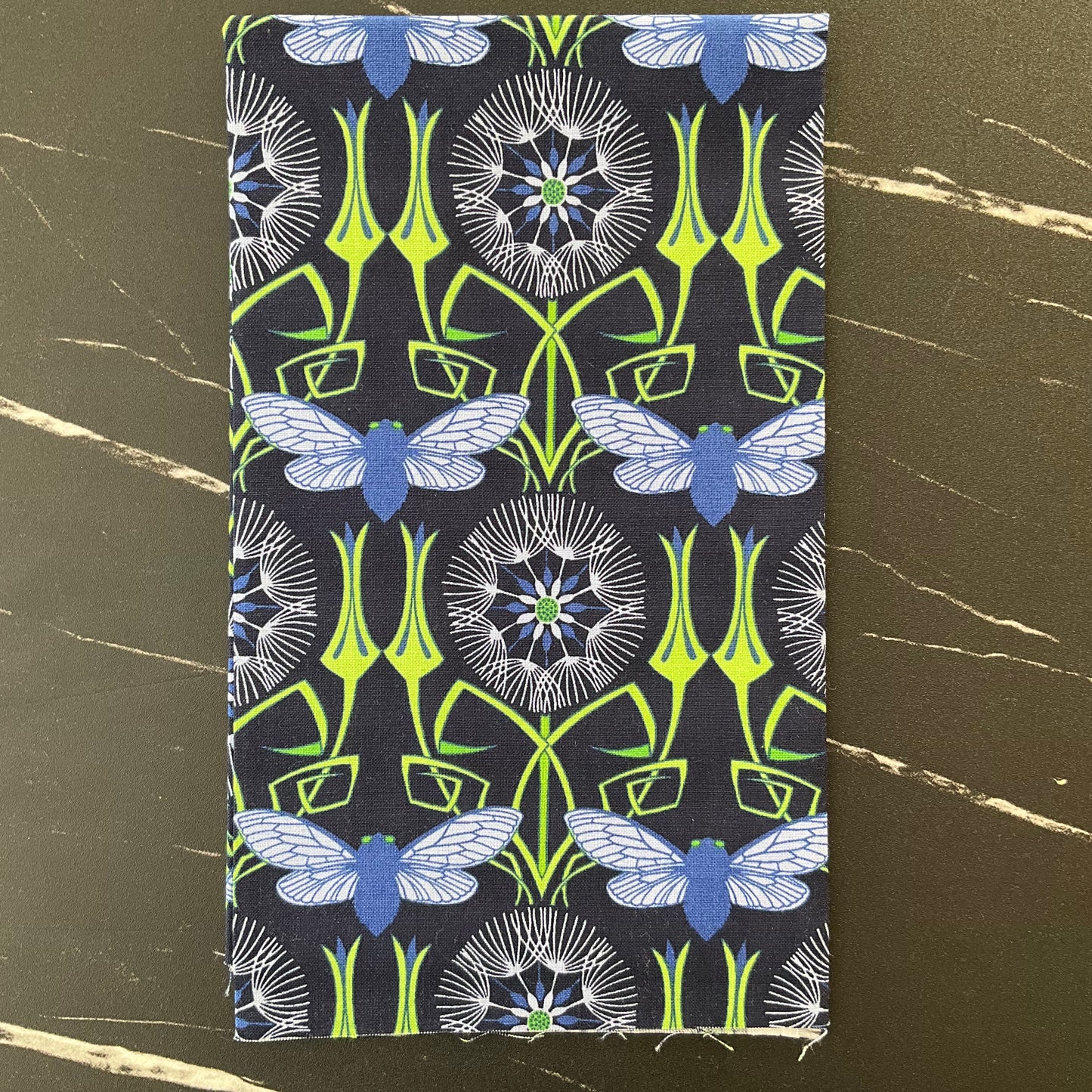 Flower Dance by Jane Sassaman: Goats Beard Blue PWJS168.BLUE