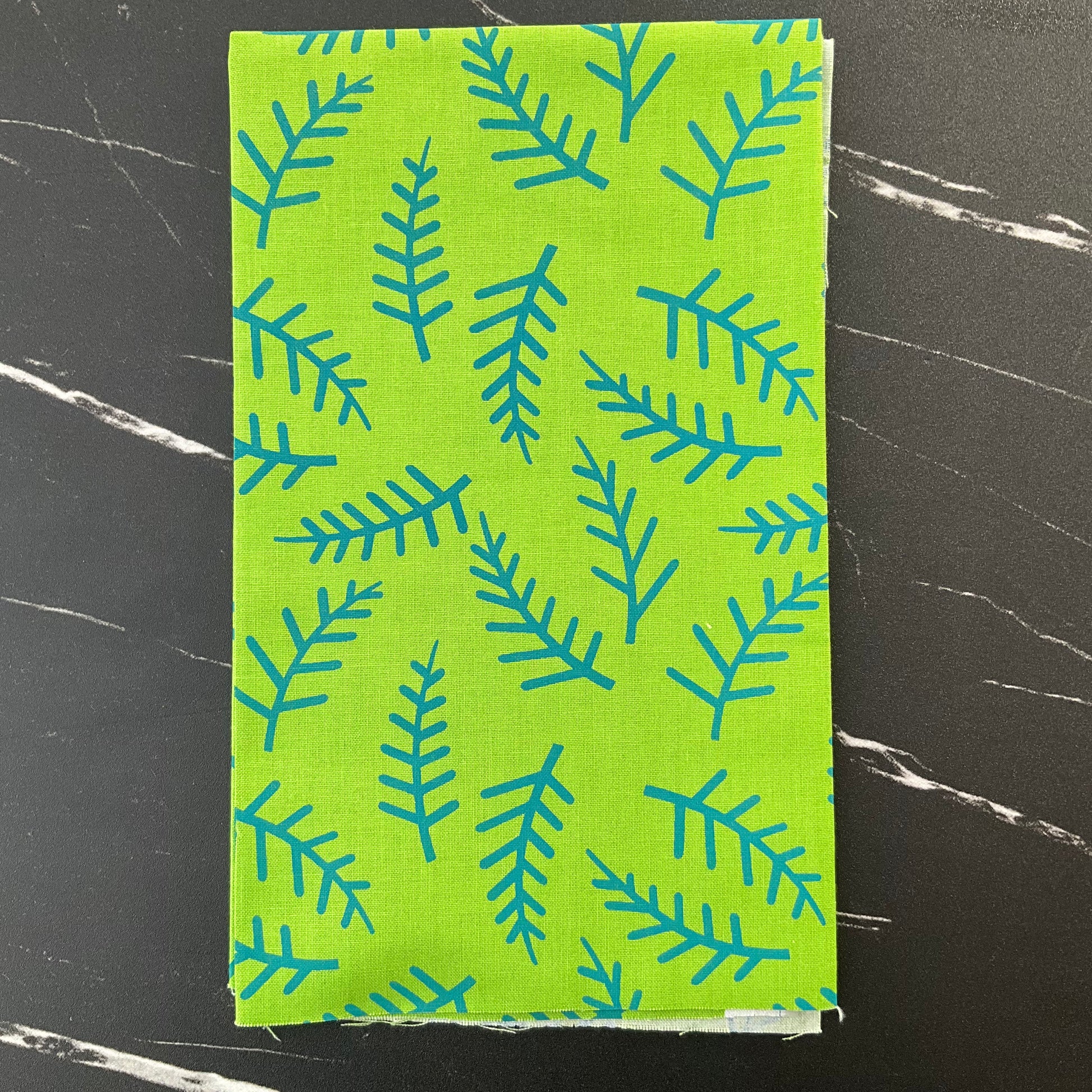 Flower Dance by Jane Sassaman:Twigs Green PWJS172.GREEN