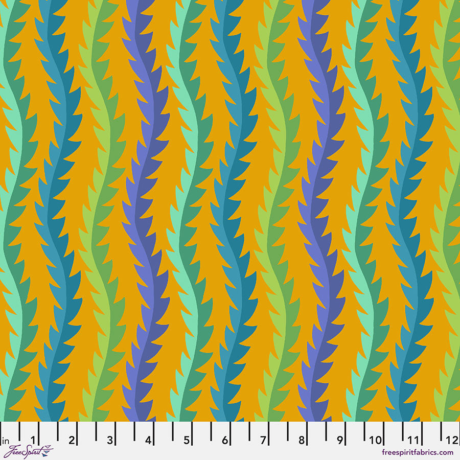 Flower Dance by Jane Sassaman: Fern Multi PWJS164.MULTI