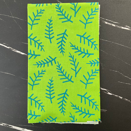 Flower Dance by Jane Sassaman:Twigs Green PWJS172.GREEN