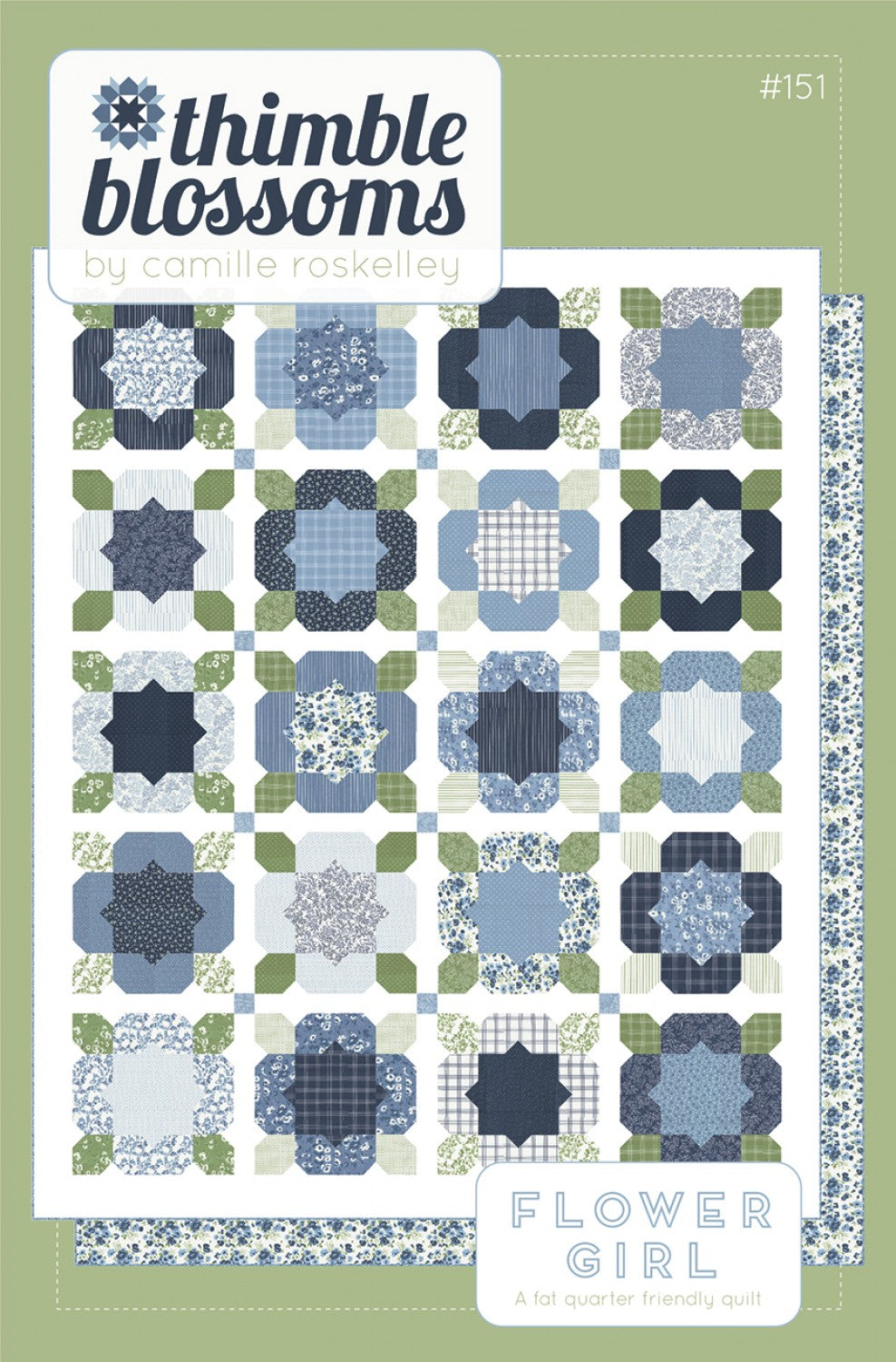Flower Girl Quilt Pattern by Thimble Blossoms
