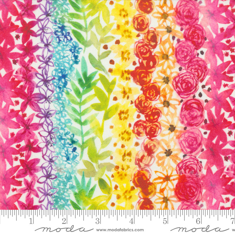 Flower Patches by Amarylis Henderson : Doodled Rainbow 21825 11