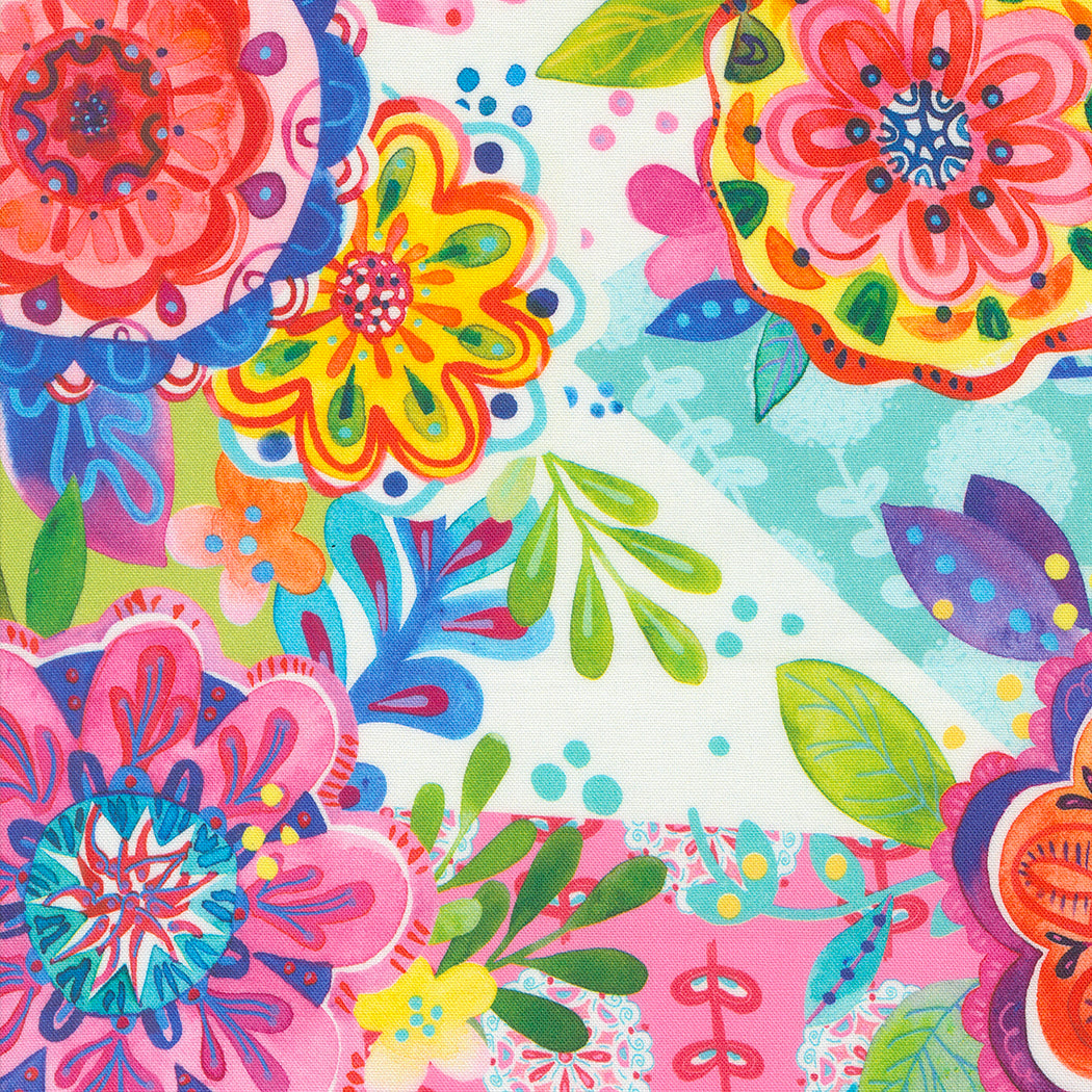 Flower Patches by Amarylis Henderson : Floral Bash Rainbow 21821 11