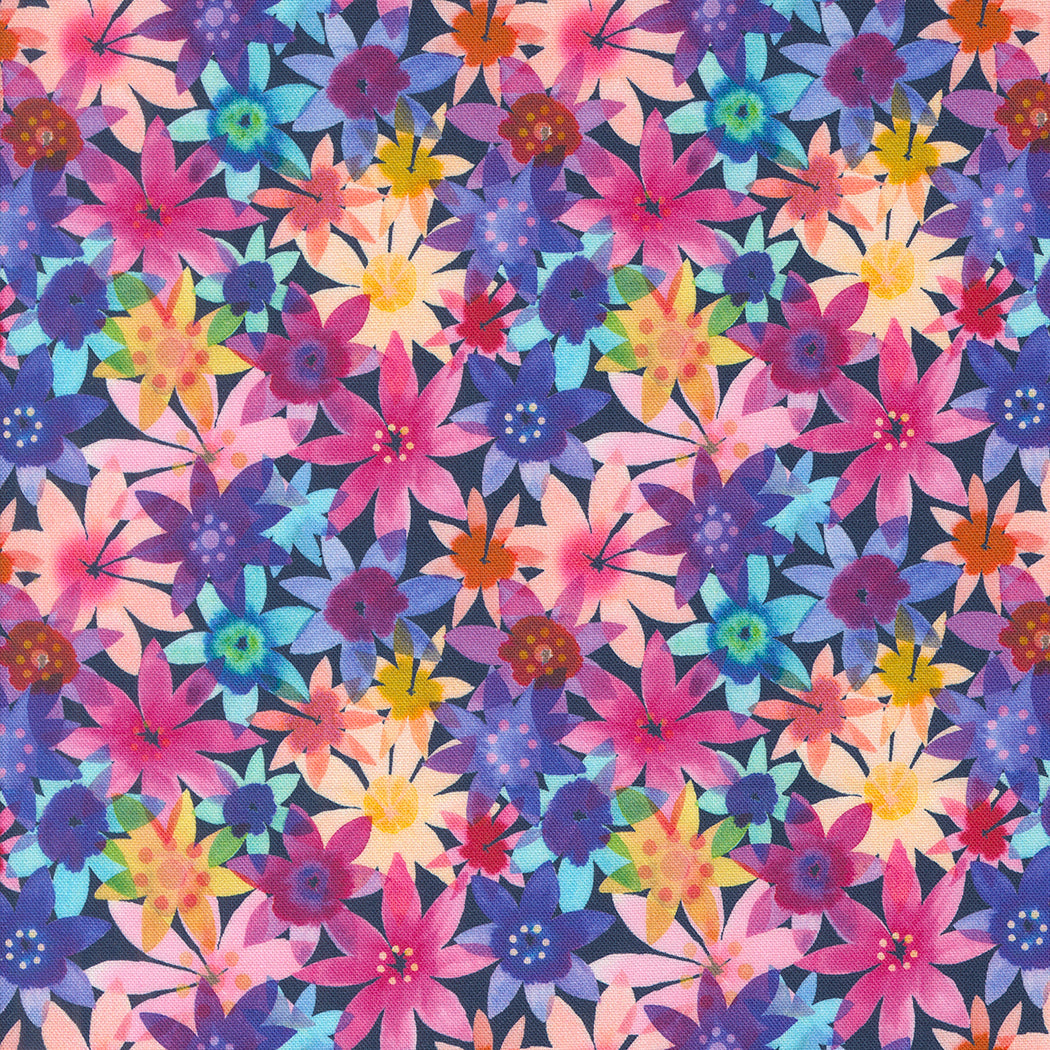 Flower Patches by Amarylis Henderson : Garden Plot Midnight 21827 20