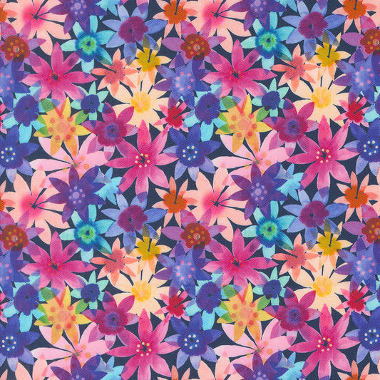 Flower Patches by Amarylis Henderson : Garden Plot Midnight 21827 20