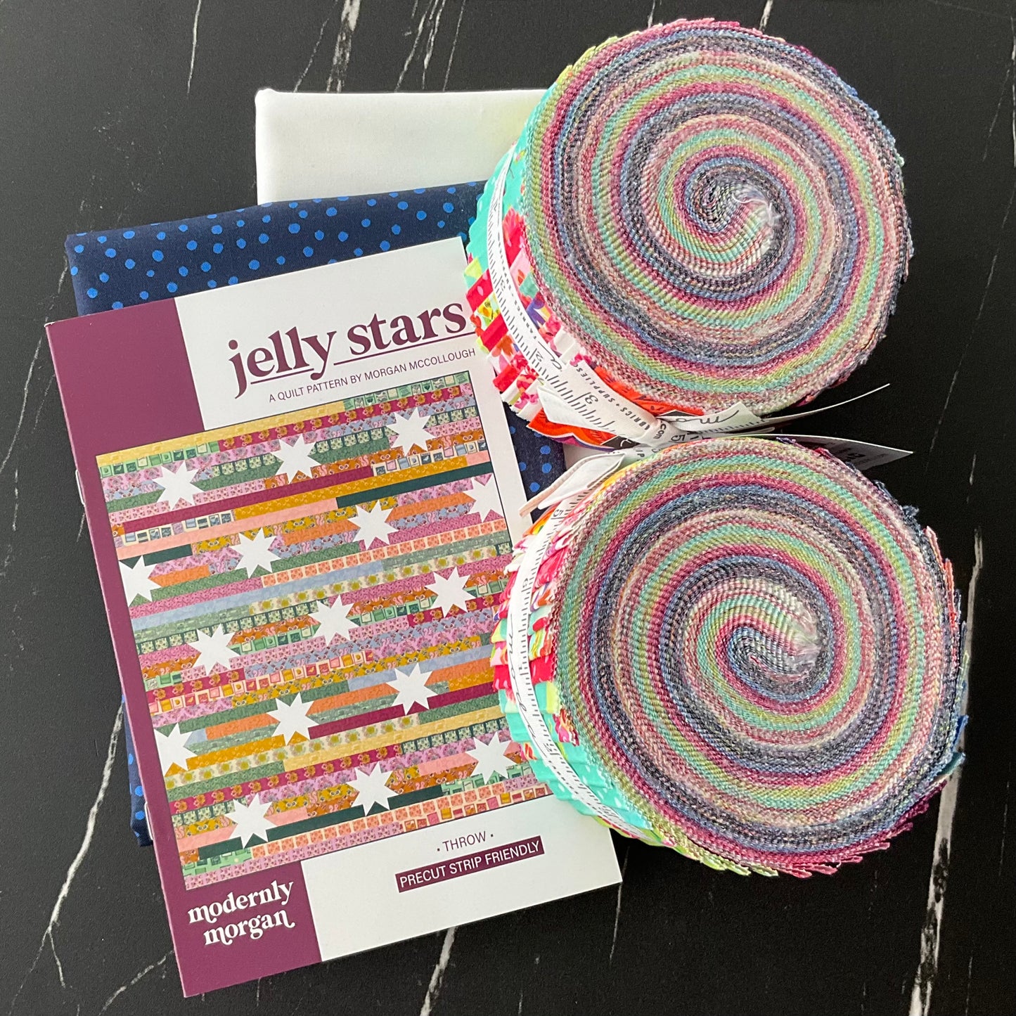 Flower Patches by Amarylis Henderson: Jelly Stars Quilt Kit