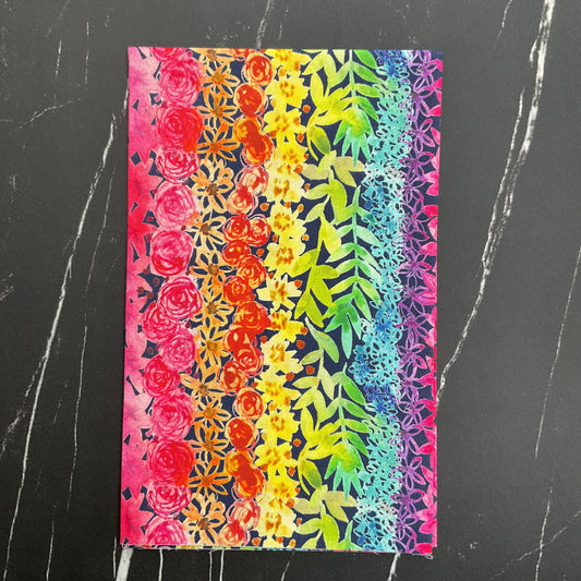 Flower Patches by Amarylis Henderson : Doodled Midnight Rainbow 21825 12