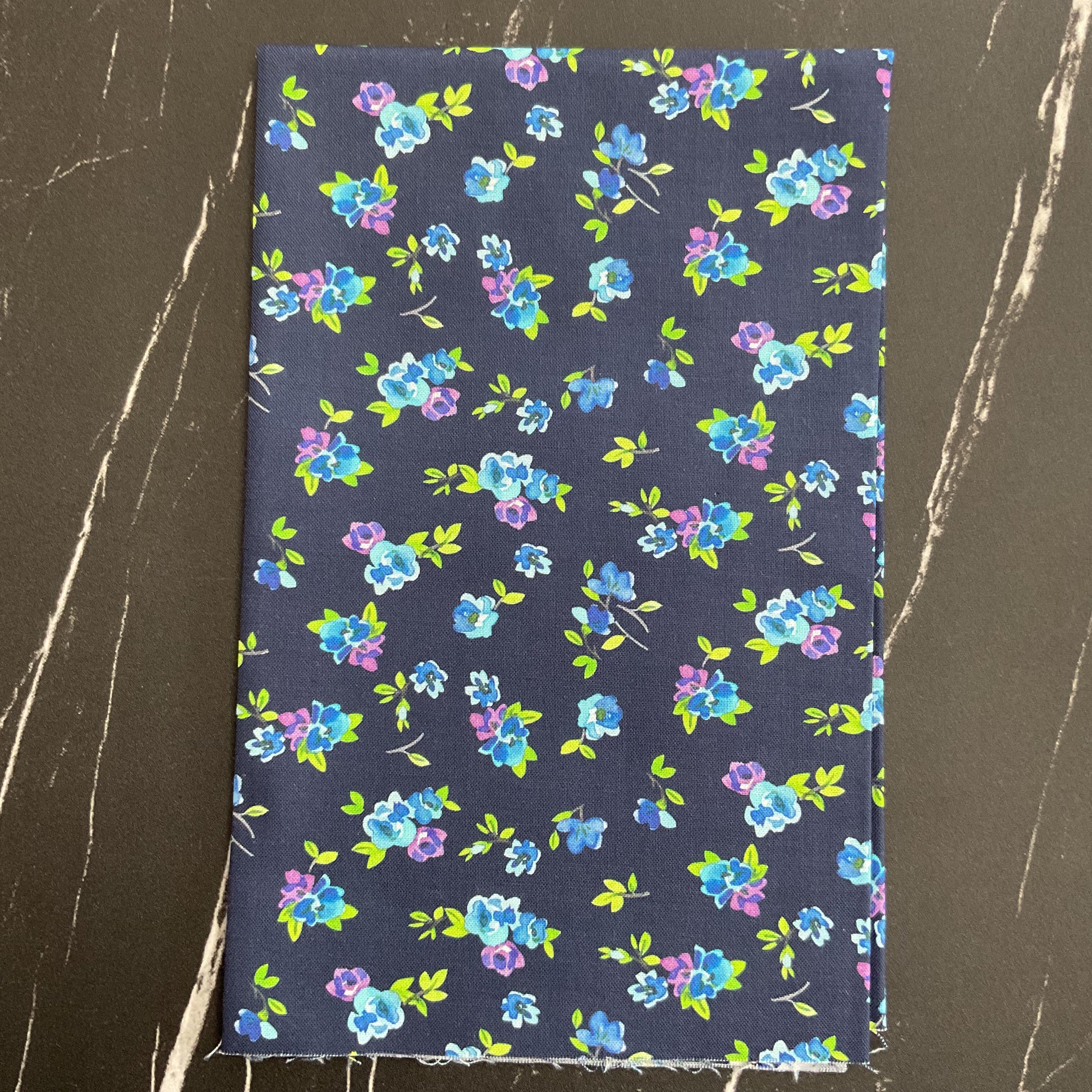 Flower Patches by Amarylis Henderson : Vintage Chintz Midnight 21828 21