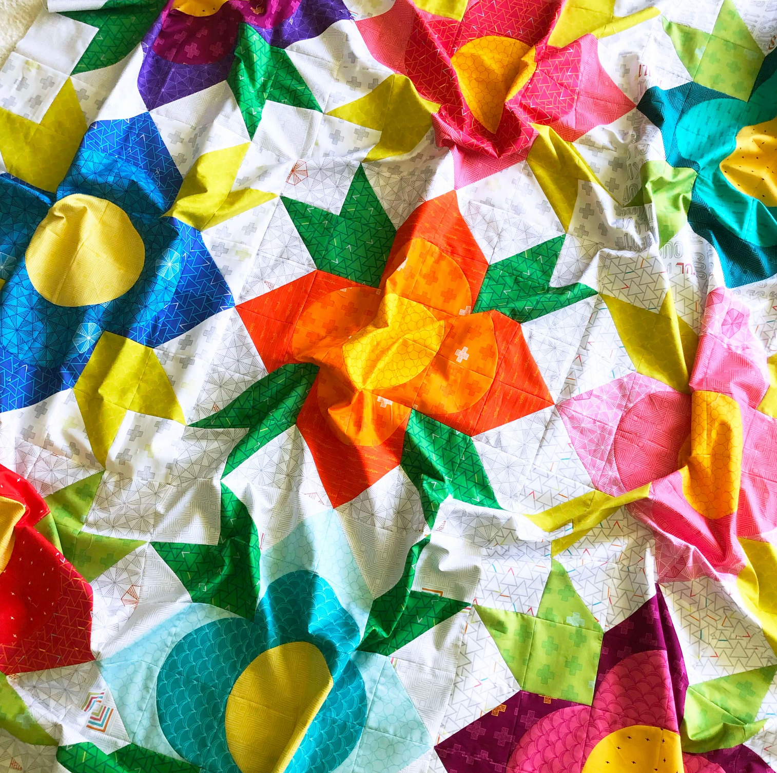 Flower Shop Quilt Pattern by Modern Handcraft