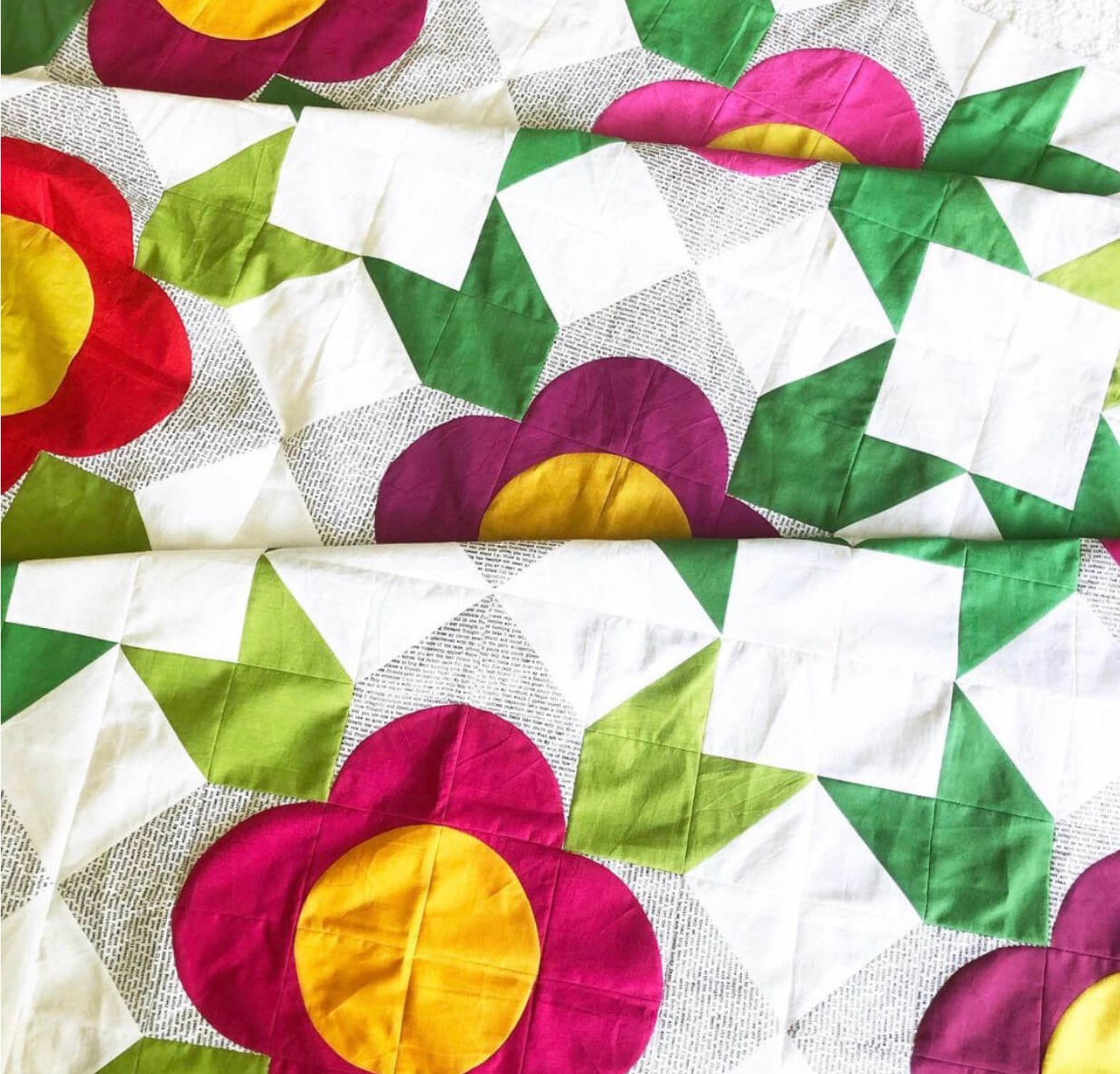 Flower Shop Quilt Pattern by Modern Handcraft