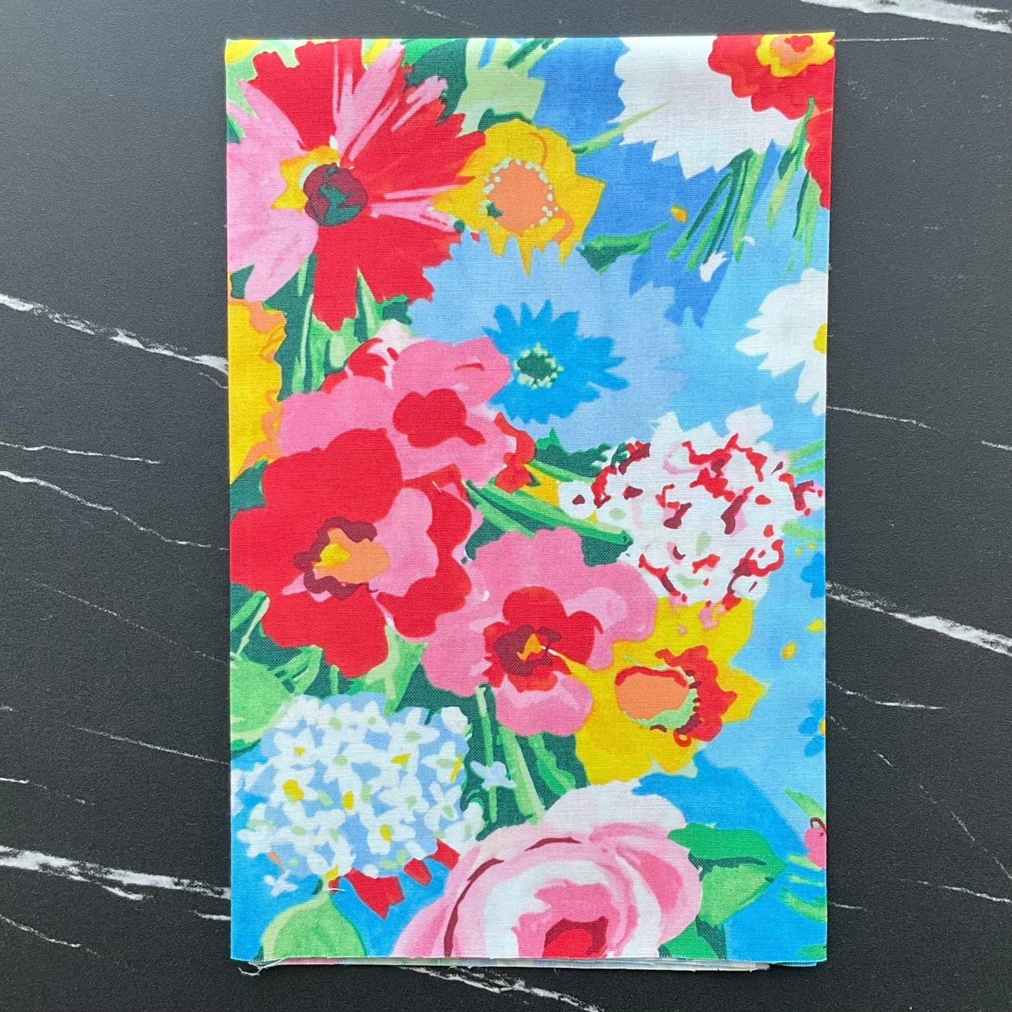 Flowerfields by Sarah Campbell - Sunday Table - Blue