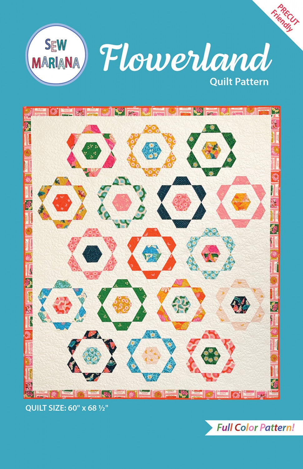 Flowerland Quilt Pattern by Sew Mariana