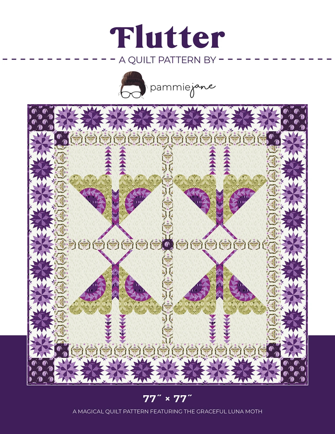 Flutter FPP Quilt Pattern by Pammie Jane
