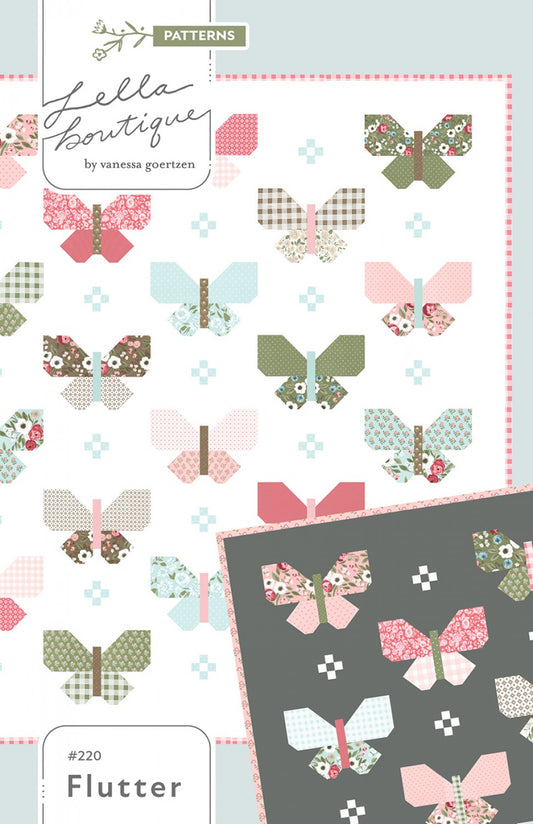 Flutter Quilt Pattern by Lella Boutique