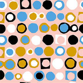 Flutter by Ampersand Design Studio : Flat Fat Stack 8 PC Blue 120FQFLUB