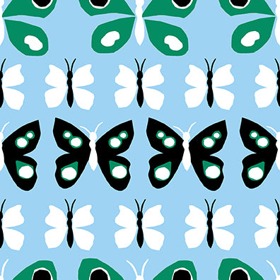 Flutter by Ampersand Design Studio : Flat Fat Stack 8 PC Green 120FQFLUG