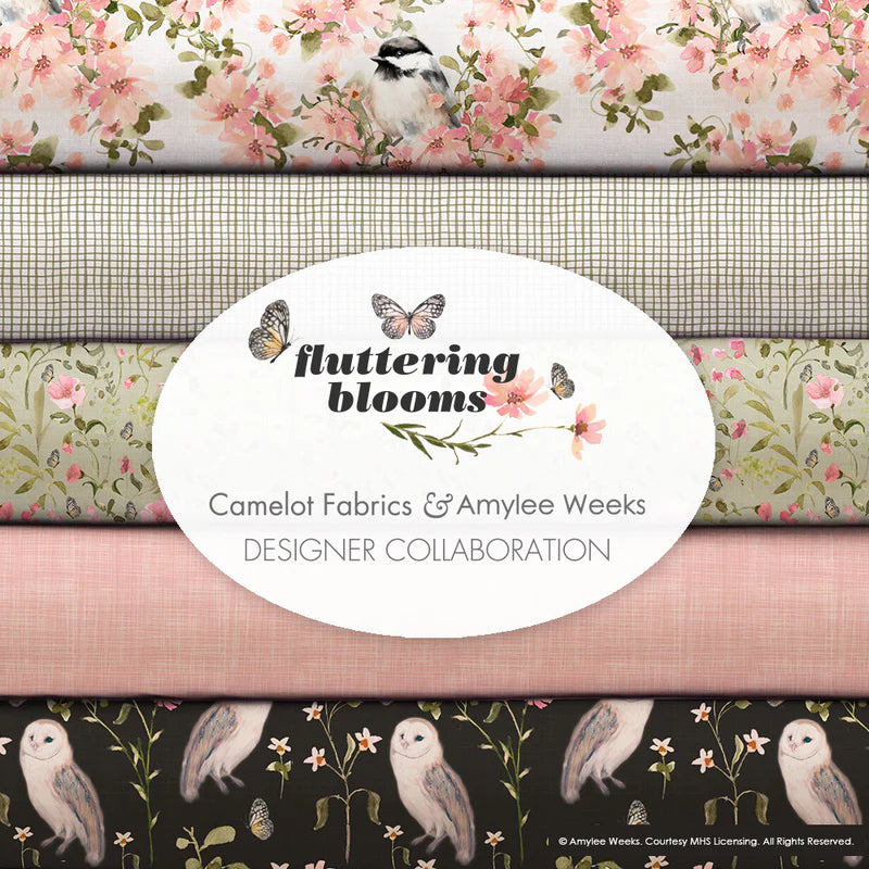 Fluttering Blooms by Amylee Weeks - 10" Squares Pack -  Special Order (Expected June 2025)