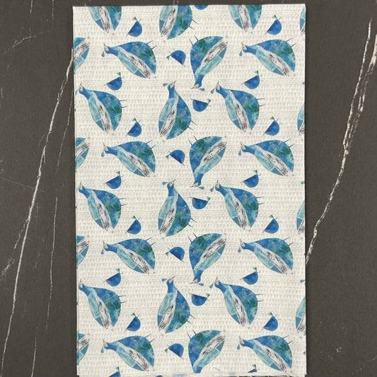 Flying South by Clare Youngs : Mother and Chick Aqua PWCY014.AQUA