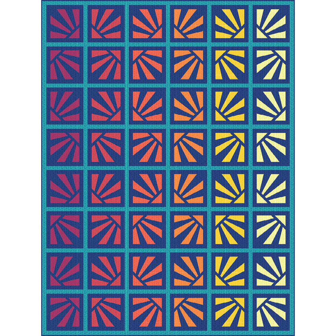 Foliage by Sally Kelly : Solar Rhythm Quilt Kit