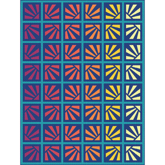 Foliage by Sally Kelly : Solar Rhythm Quilt Kit