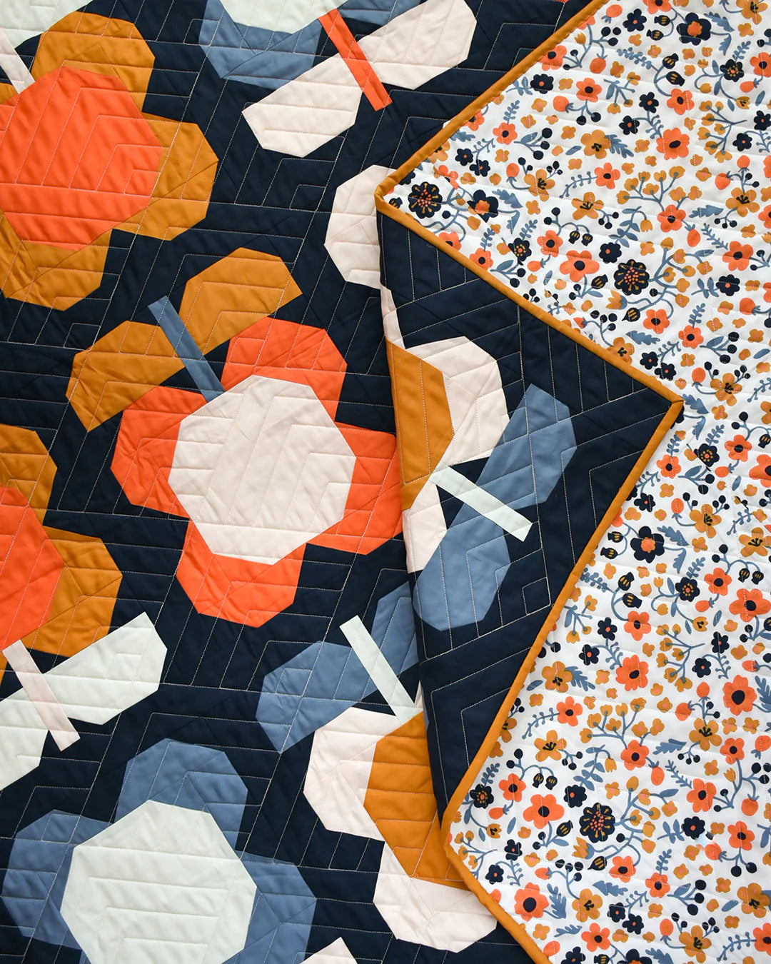 Folk Blooms Quilt Pattern by Pen + Paper Patterns