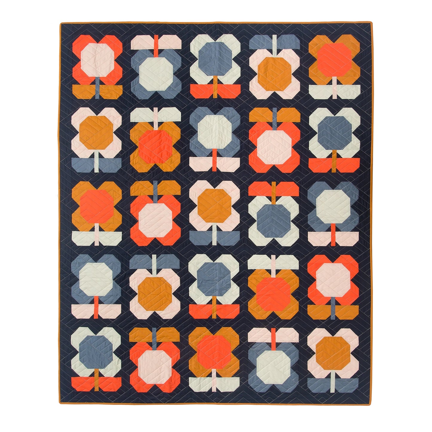 Folk Blooms Quilt Pattern by Pen + Paper Patterns