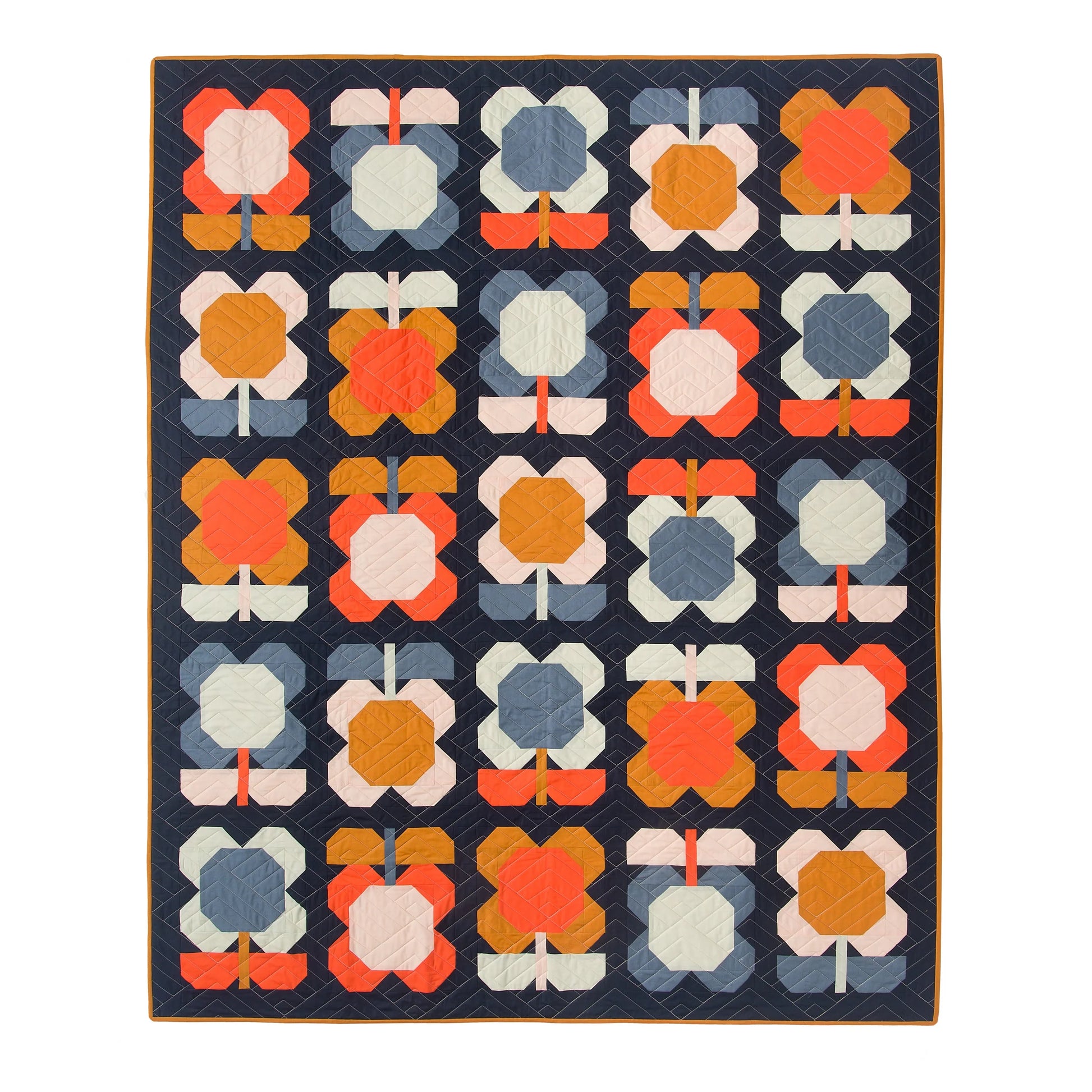 Folk Blooms Quilt Pattern by Pen + Paper Patterns