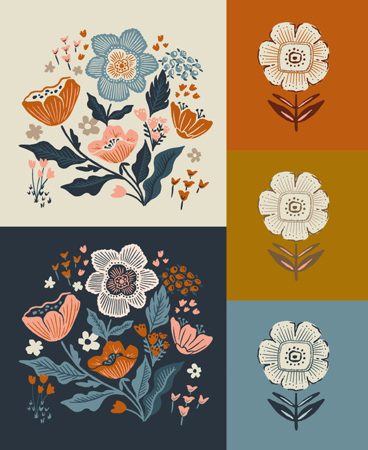 Folk & Lore by Fancy That Design House: Folk & Lore Panel 36" x 44"