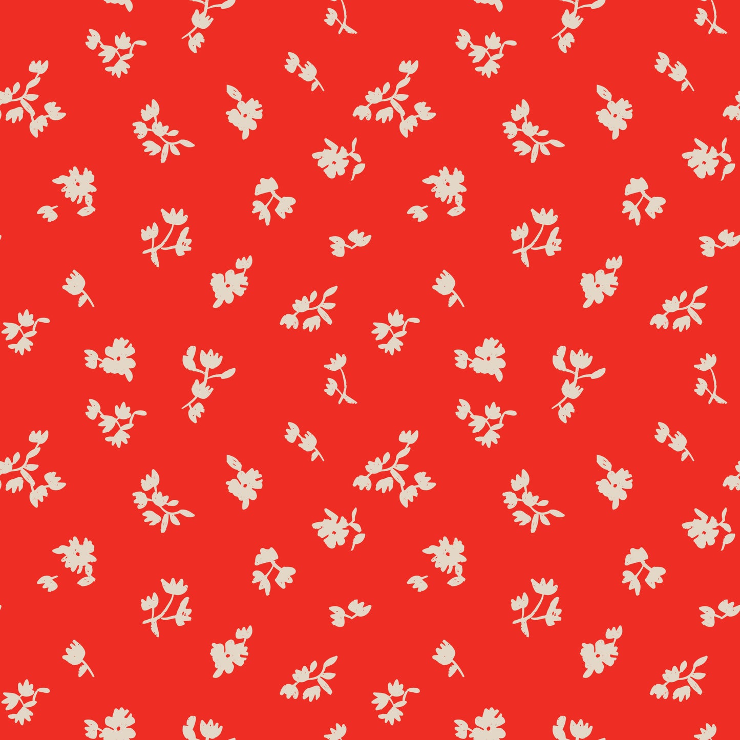 Folka by Holli Zollinger : Ditsy Floret Red/Oat 229901