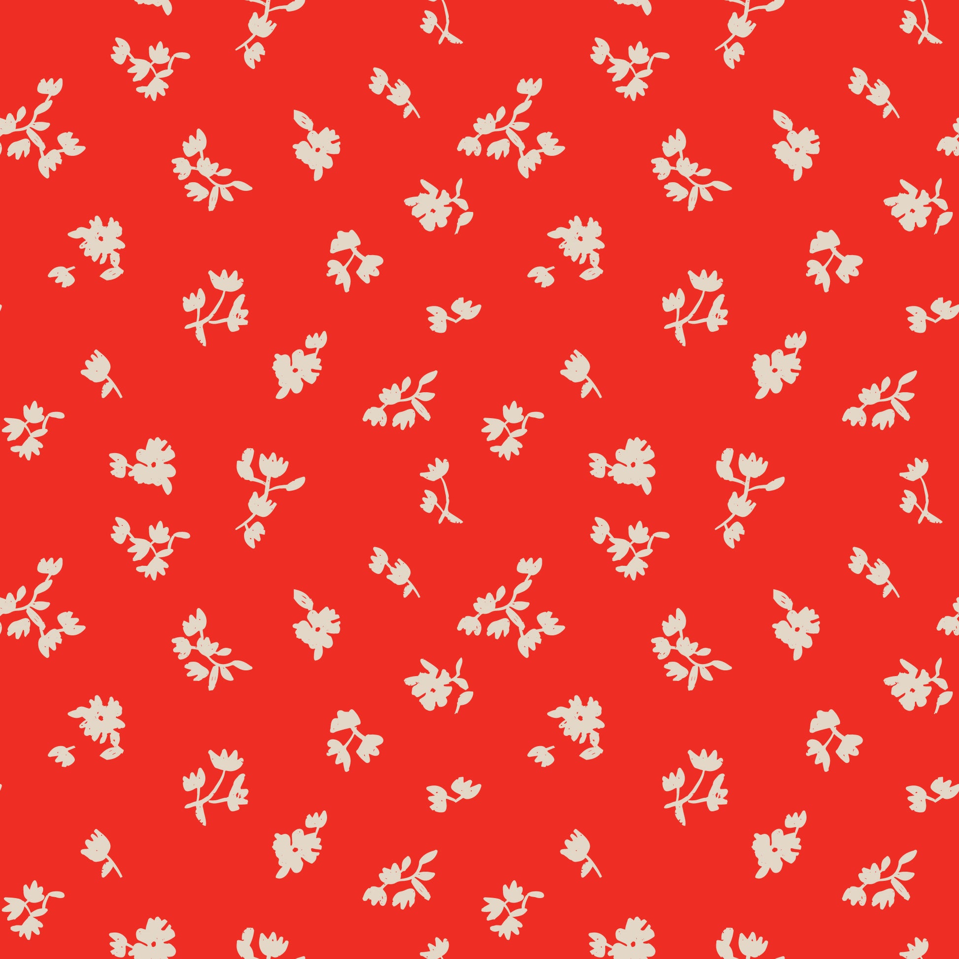 Folka by Holli Zollinger : Ditsy Floret Red/Oat 229901