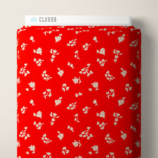 Folka by Holli Zollinger : Ditsy Floret Red/Oat 229901