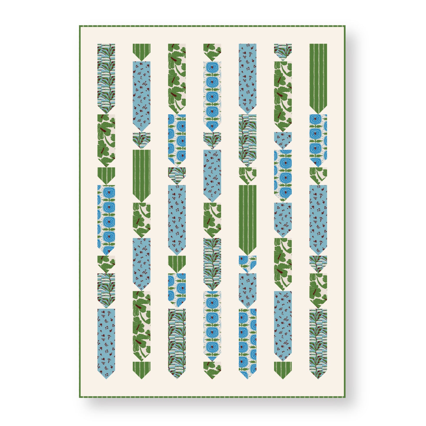 Folka by Holli Zollinger - Free PDF Sparkle in the Rain Quilt Pattern