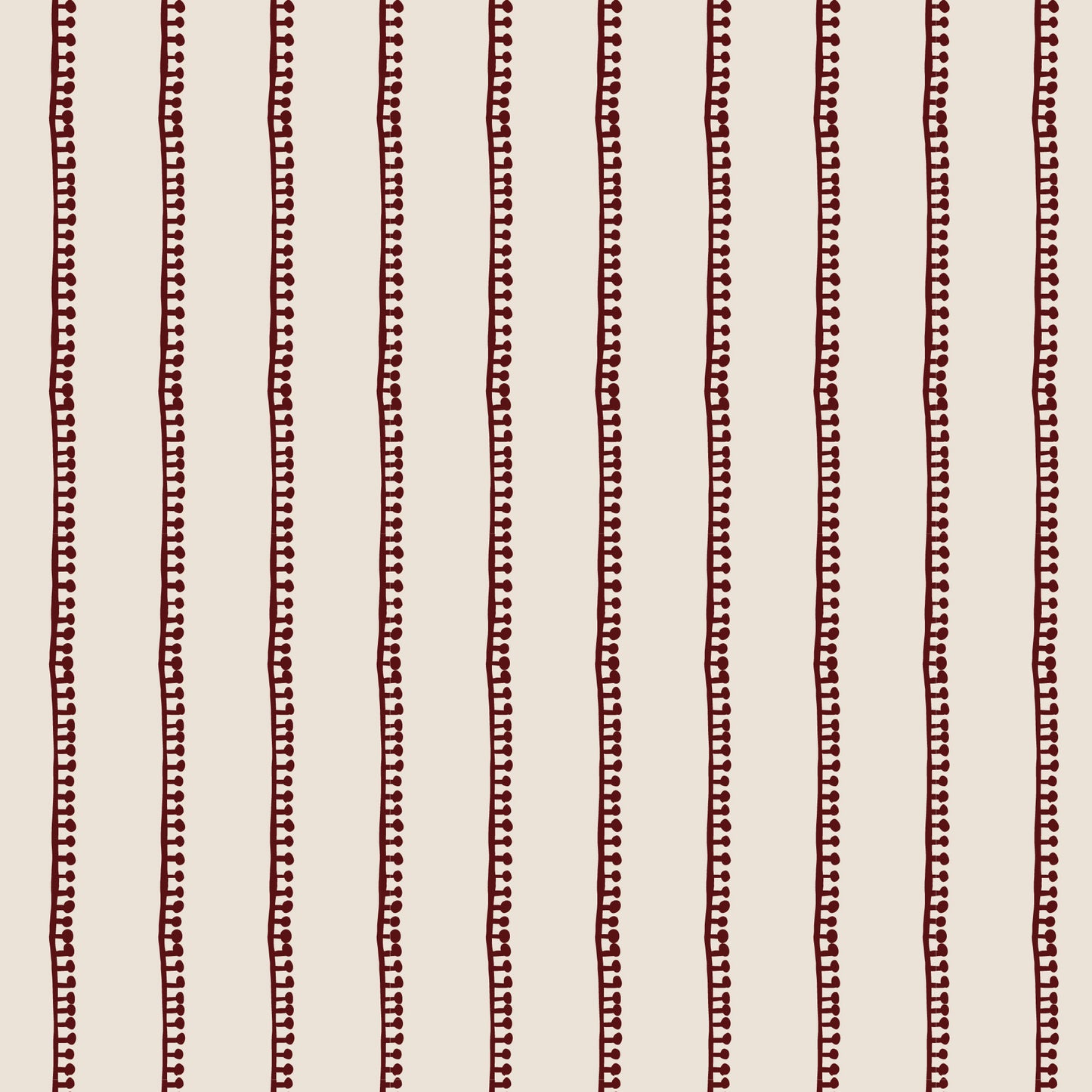 Folka by Holli Zollinger : Stripe Oat/Burgundy 229910